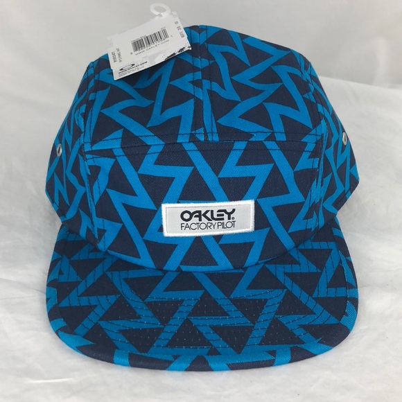 Oakley Other - Oakley Factory Pilot Blue Flat Panel Hat